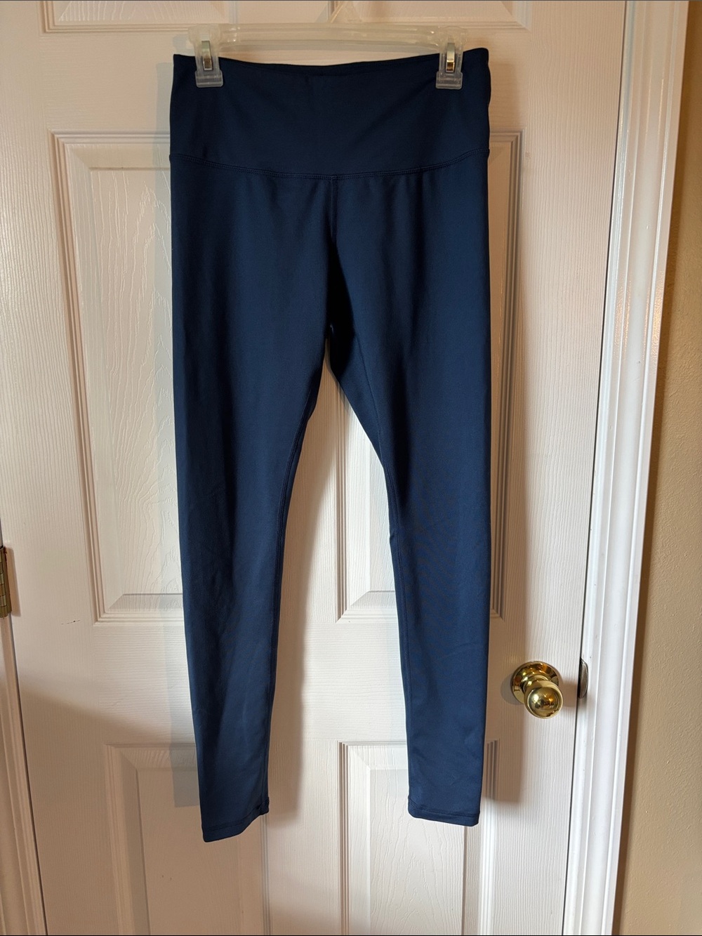 Zella Navy Blue High-Rise Leggings | Women's Medium Athleisure Activewear